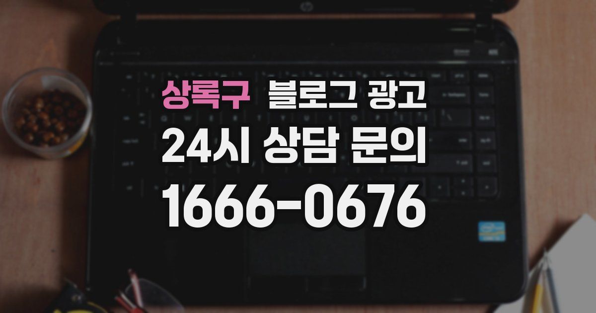 상록구 블로그 광고
