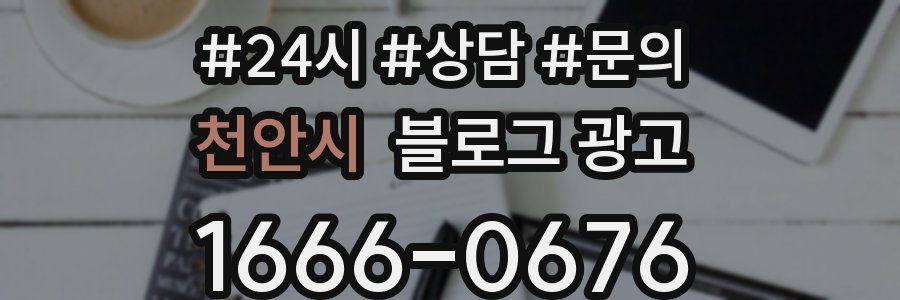 천안시 브랜드 블로그