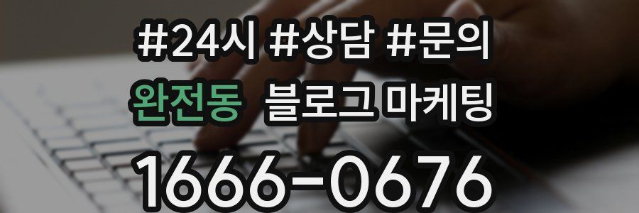 완전동 브랜드 블로그