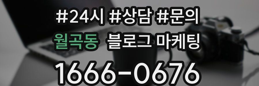 월곡동 브랜드 블로그