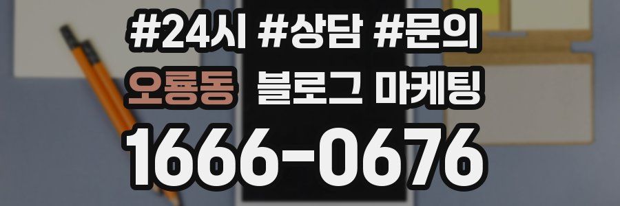 오룡동 브랜드 블로그