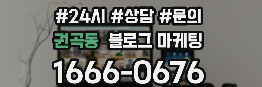 권곡동 브랜드 블로그