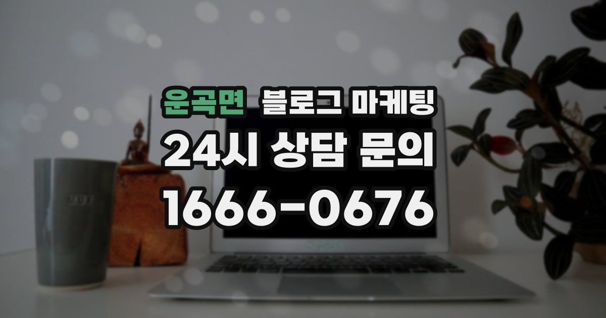 운곡면 블로그 마케팅