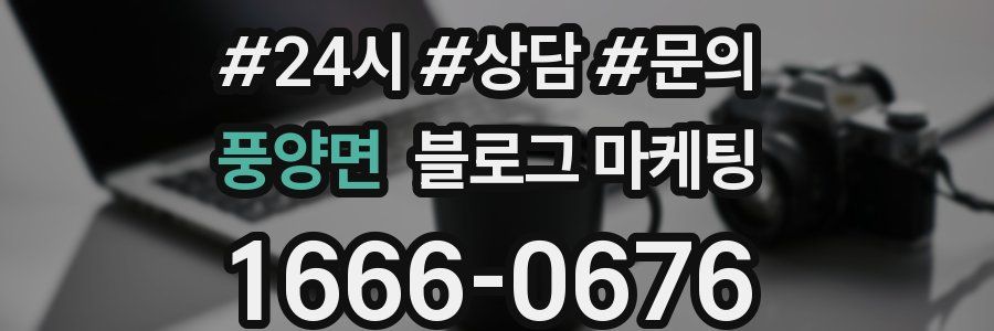 풍양면 브랜드 블로그