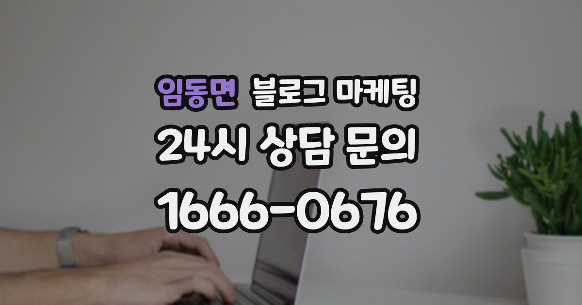 임동면 블로그 마케팅