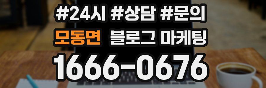 모동면 브랜드 블로그