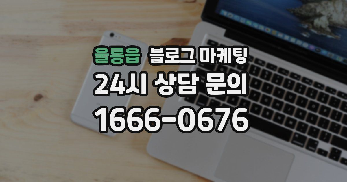 울릉읍 블로그 마케팅