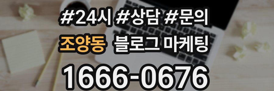 조양동 브랜드 블로그