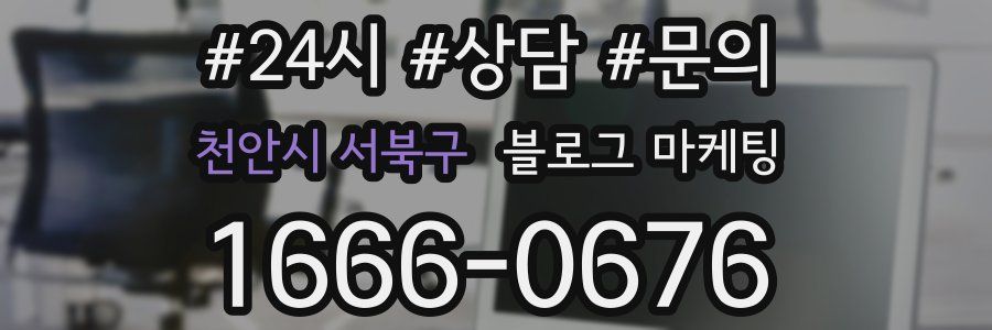 천안시 서북구 브랜드 블로그