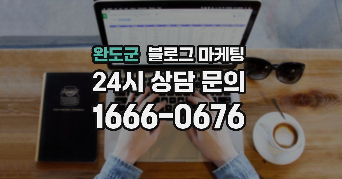 완도군 블로그 마케팅