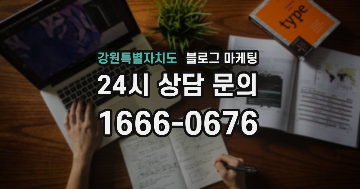 강원특별자치도 블로그 마케팅