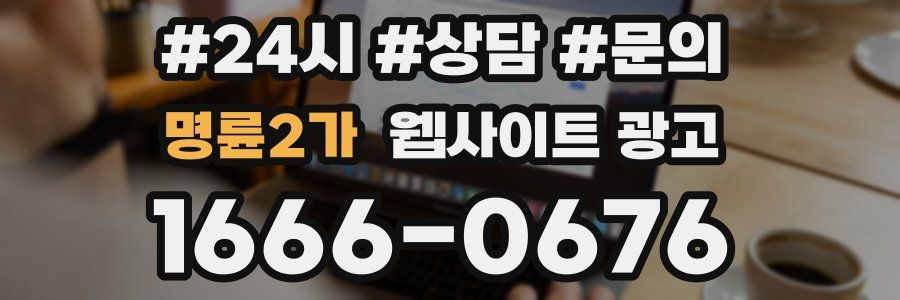 명륜2가 웹사이트 광고