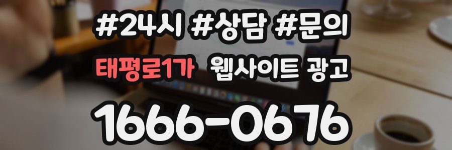 태평로1가 웹사이트 광고