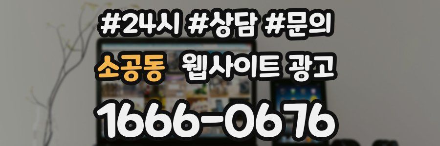 소공동 웹사이트 광고