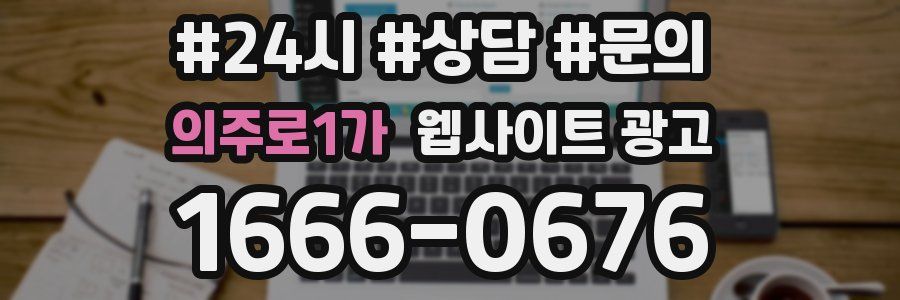 의주로1가 웹사이트 광고
