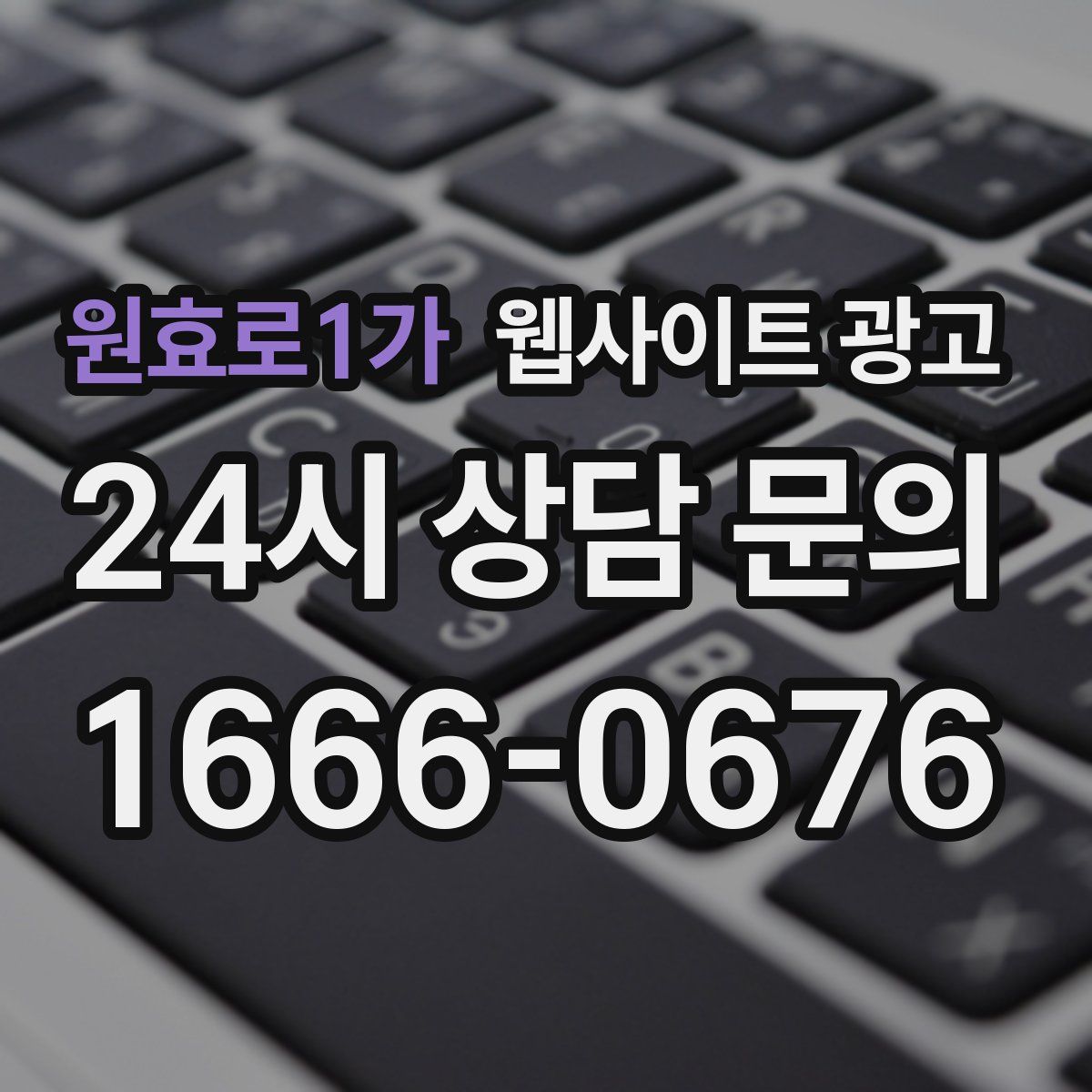 원효로1가 웹사이트 광고
