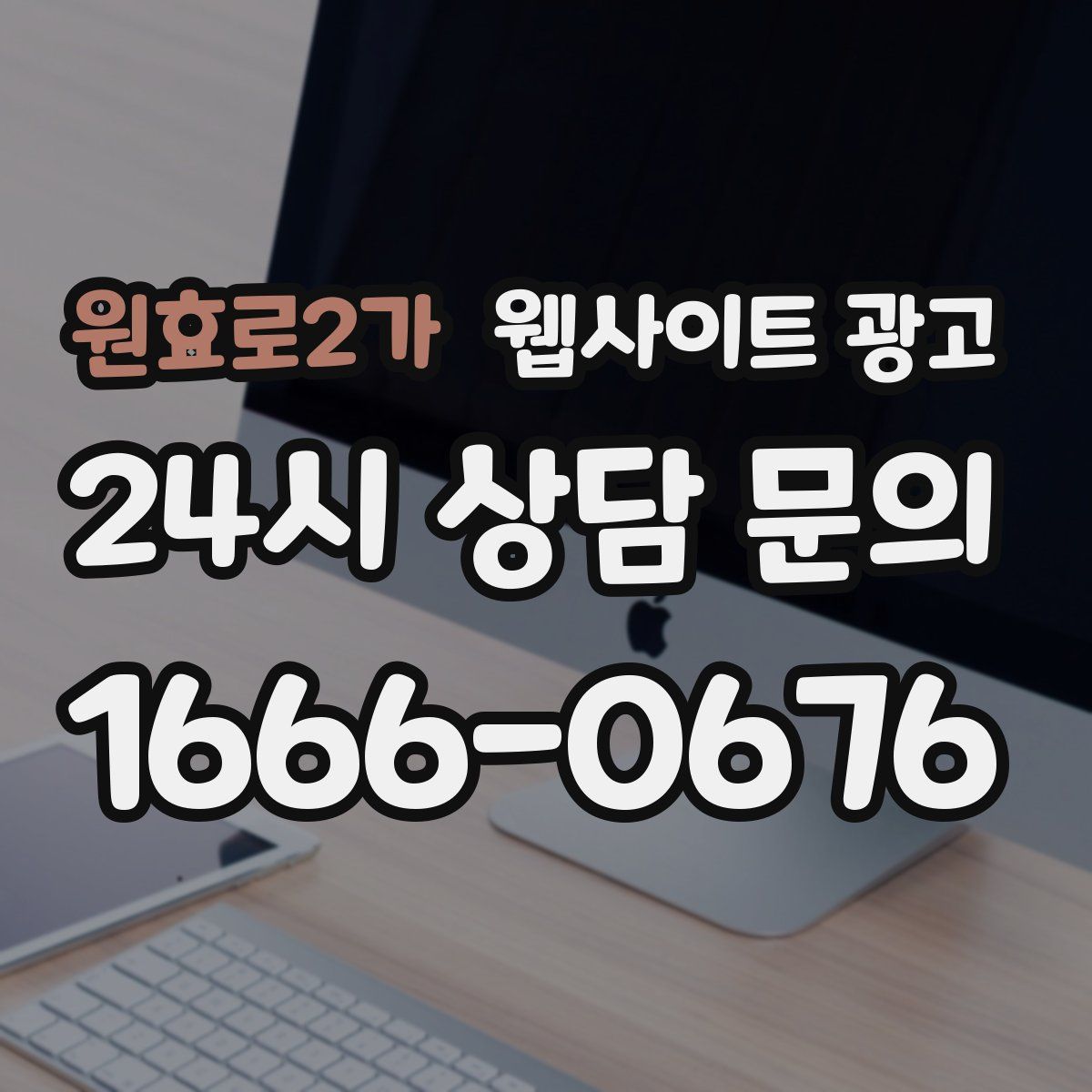 원효로2가 웹사이트 광고