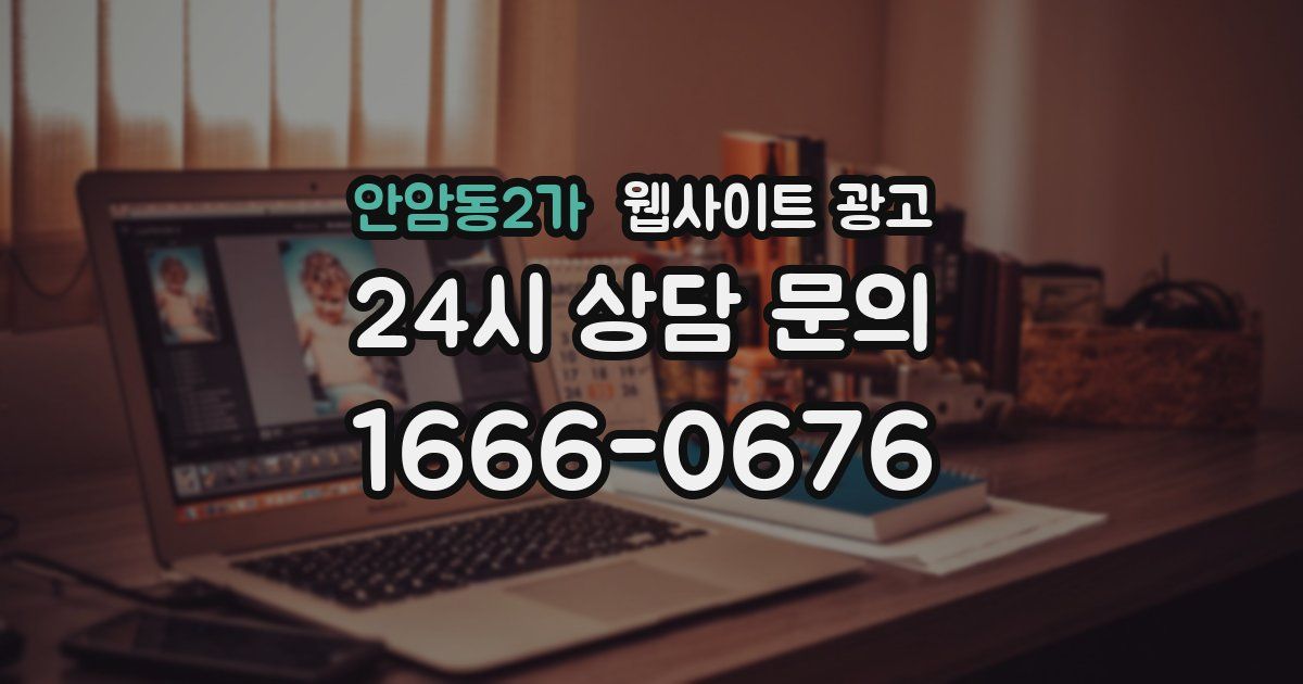안암동2가 웹사이트 광고