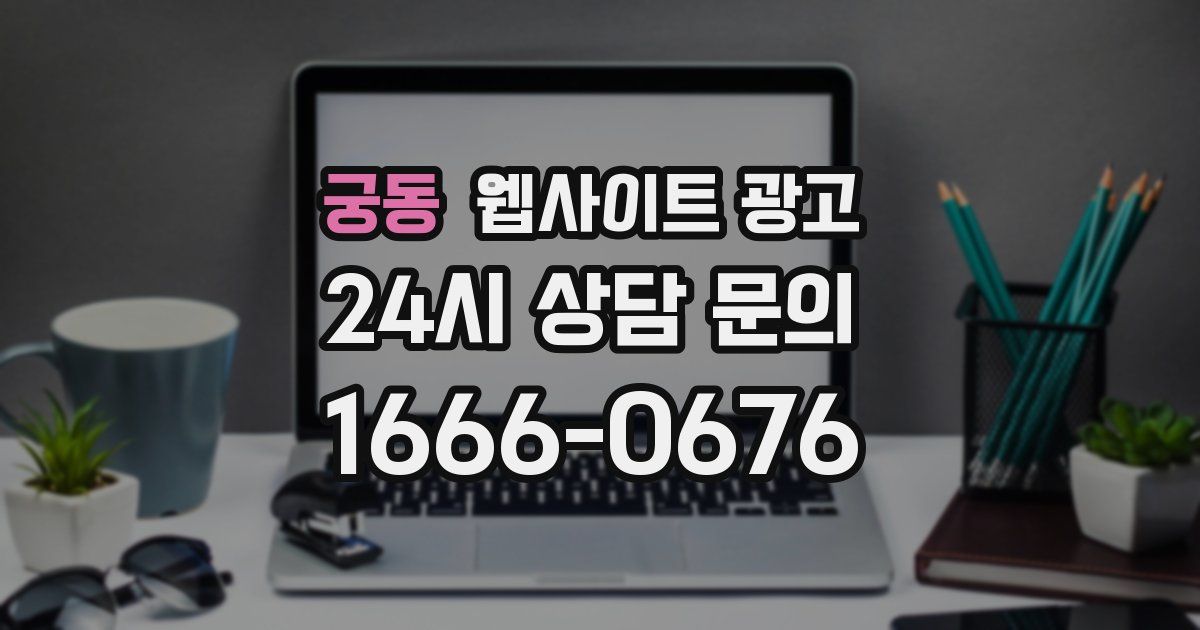 궁동 웹사이트 광고