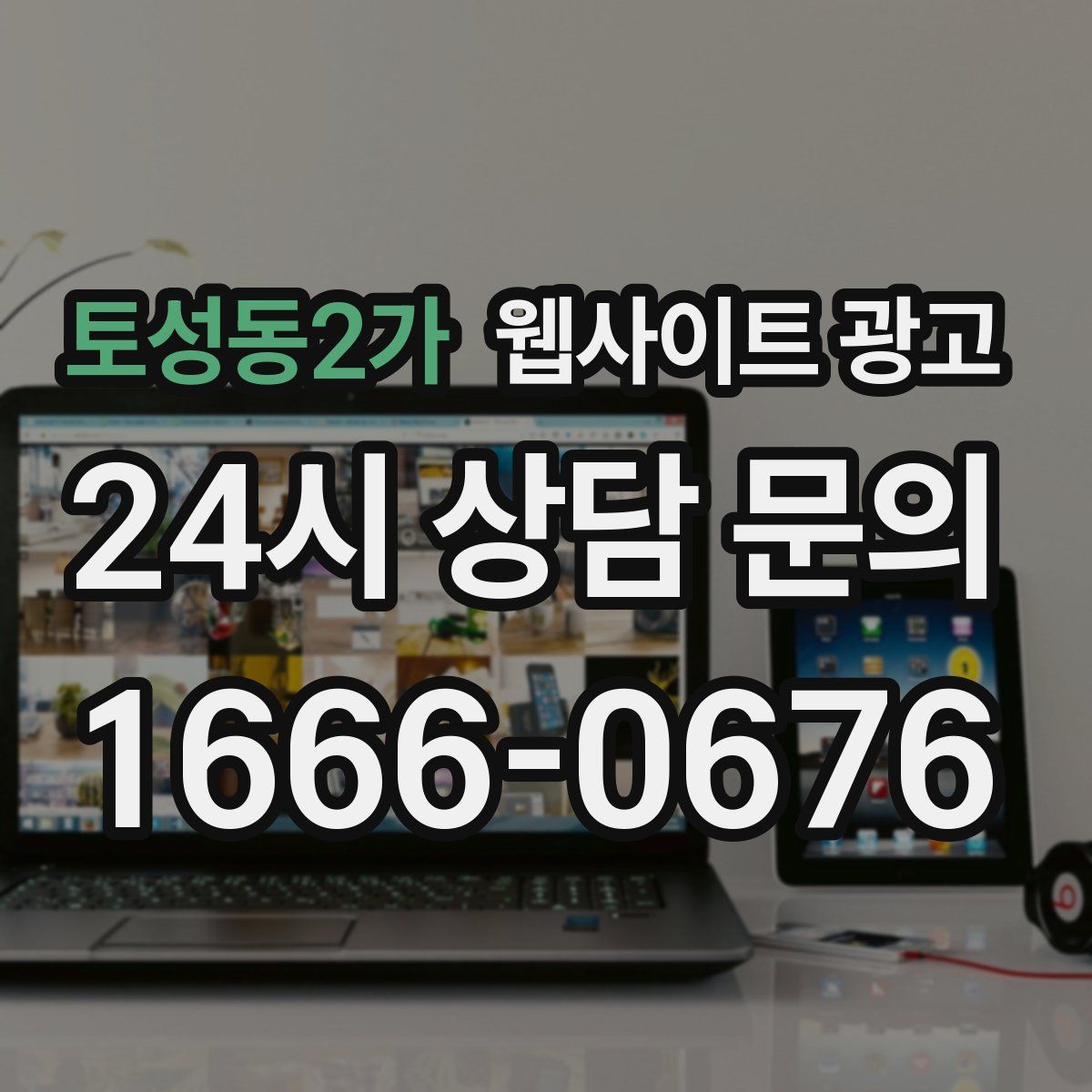 토성동2가 웹사이트 광고