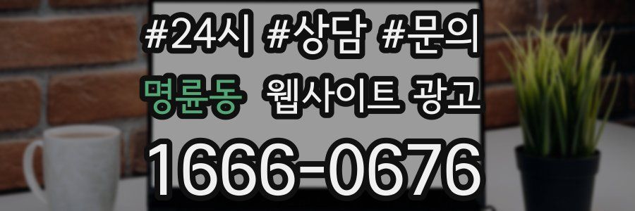 명륜동 웹사이트 광고