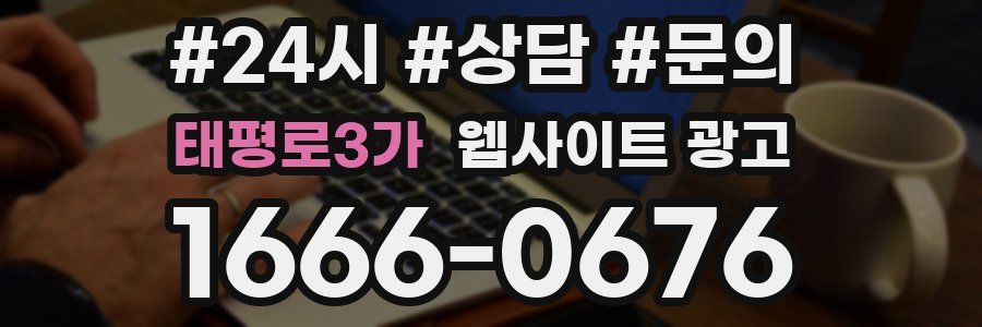 태평로3가 웹사이트 광고
