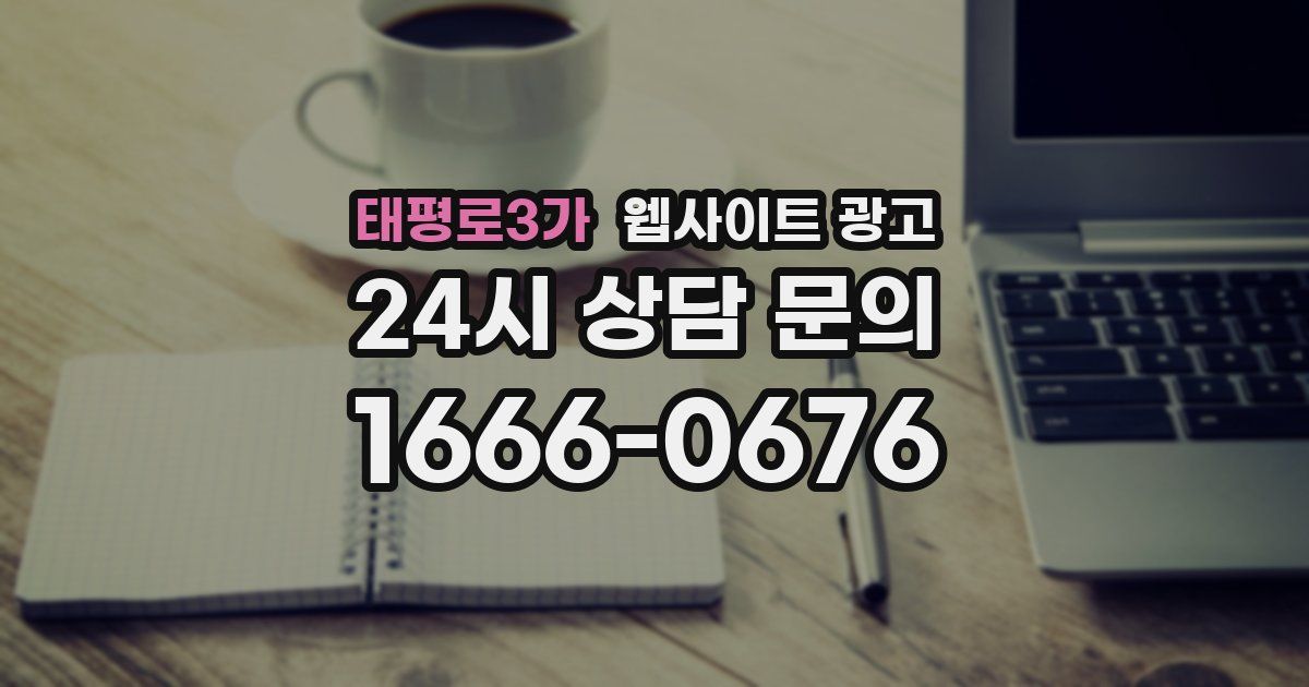 태평로3가 웹사이트 광고