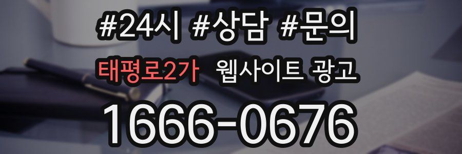 태평로2가 웹사이트 광고