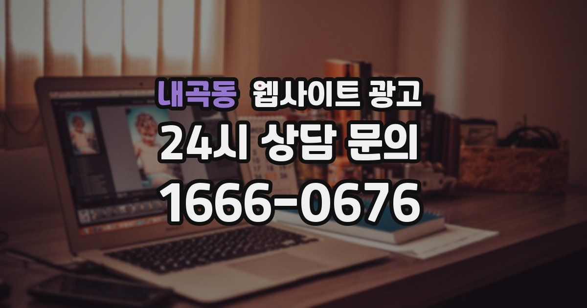 내곡동 웹사이트 광고