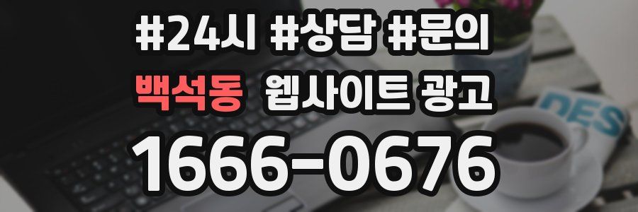 백석동 웹사이트 광고