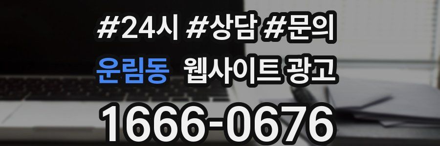 운림동 웹사이트 광고