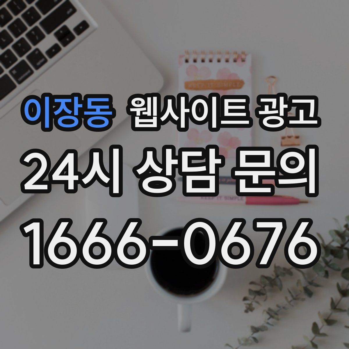이장동 웹사이트 광고
