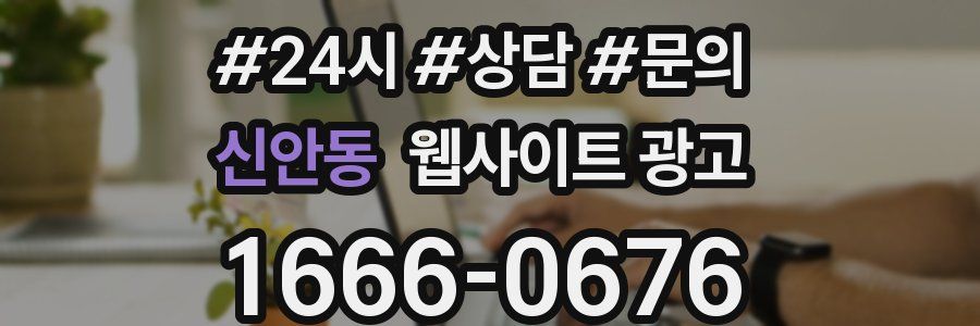 신안동 웹사이트 광고