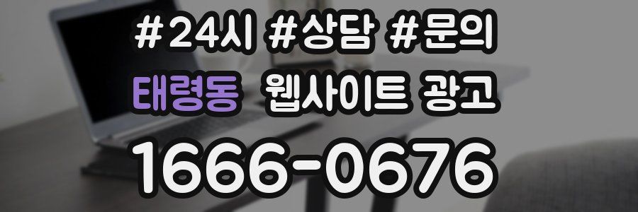 태령동 웹사이트 광고