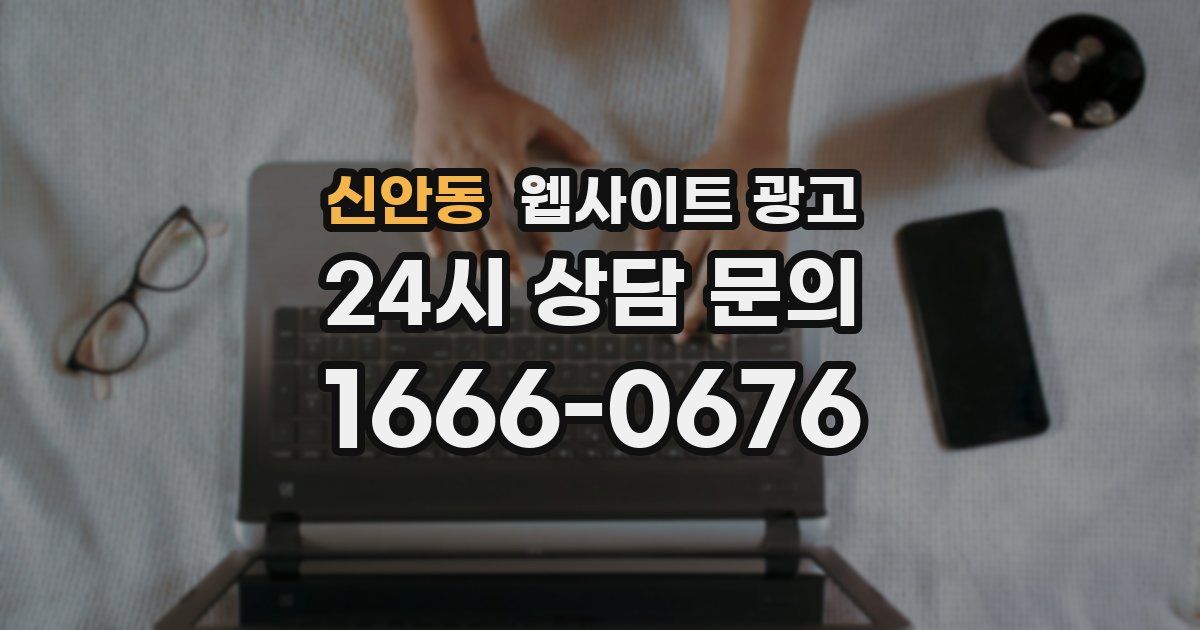 신안동 웹사이트 광고