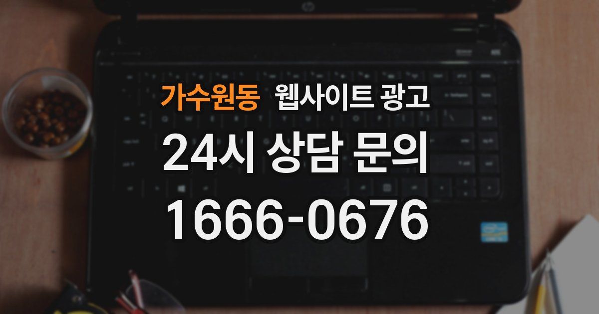 가수원동 웹사이트 광고