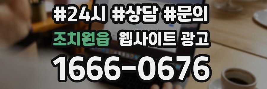 조치원읍 웹사이트 광고