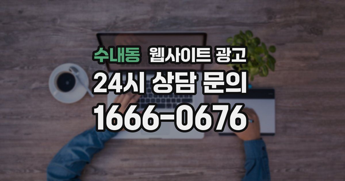 수내동 웹사이트 광고