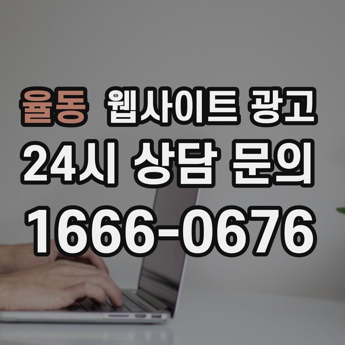율동 웹사이트 광고