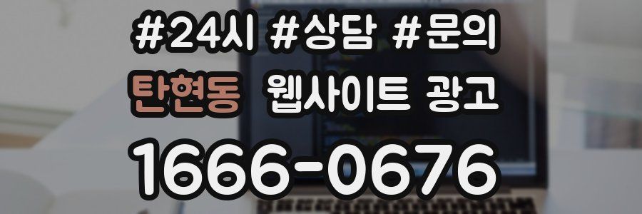 탄현동 웹사이트 광고