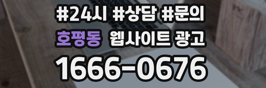 호평동 웹사이트 광고