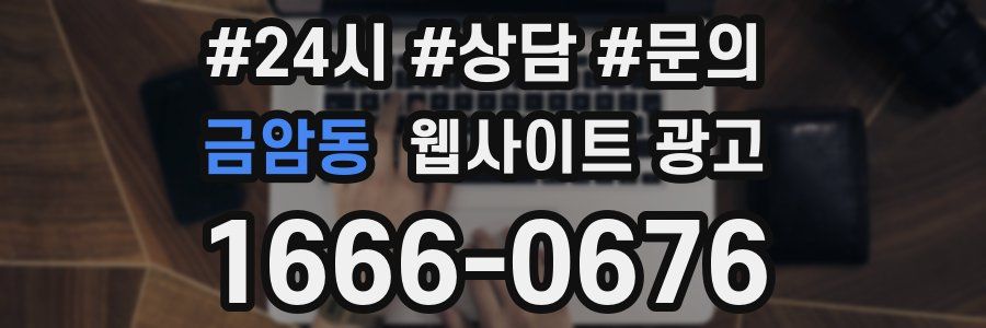 금암동 웹사이트 광고