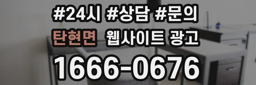 탄현면 웹사이트 광고