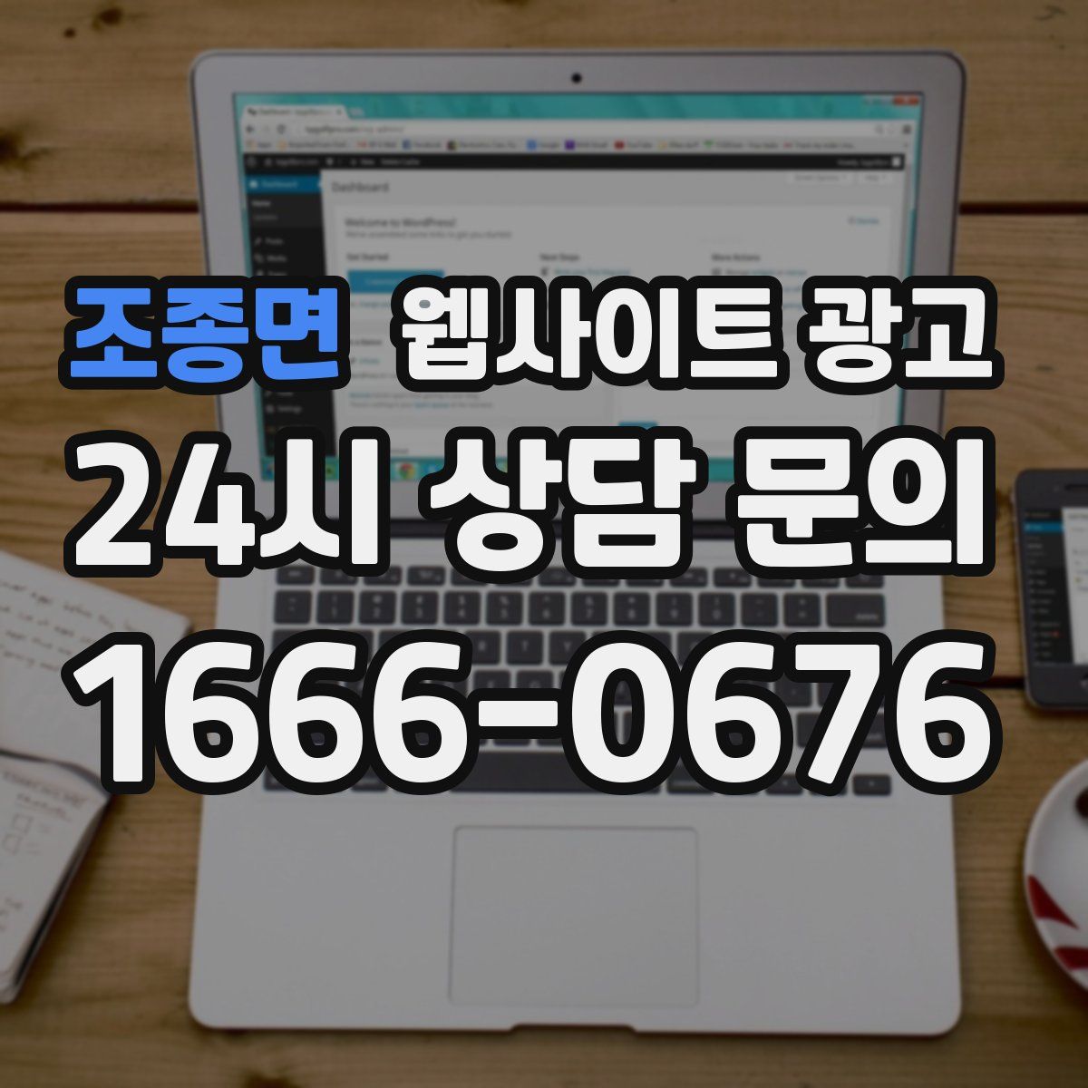 조종면 웹사이트 광고