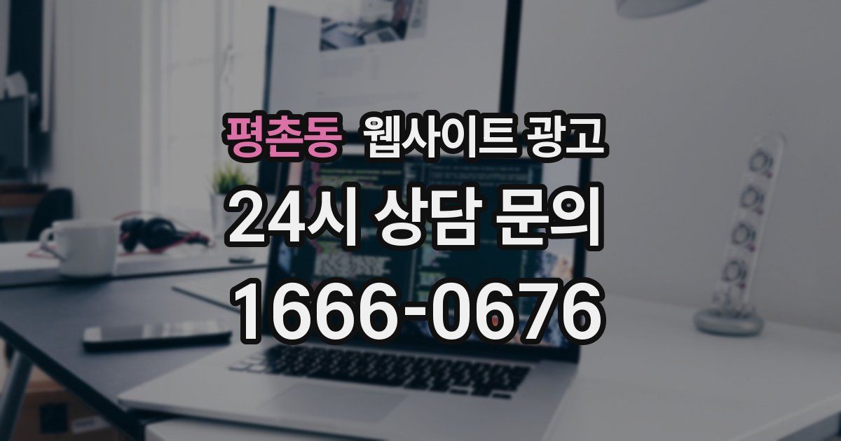 평촌동 웹사이트 광고