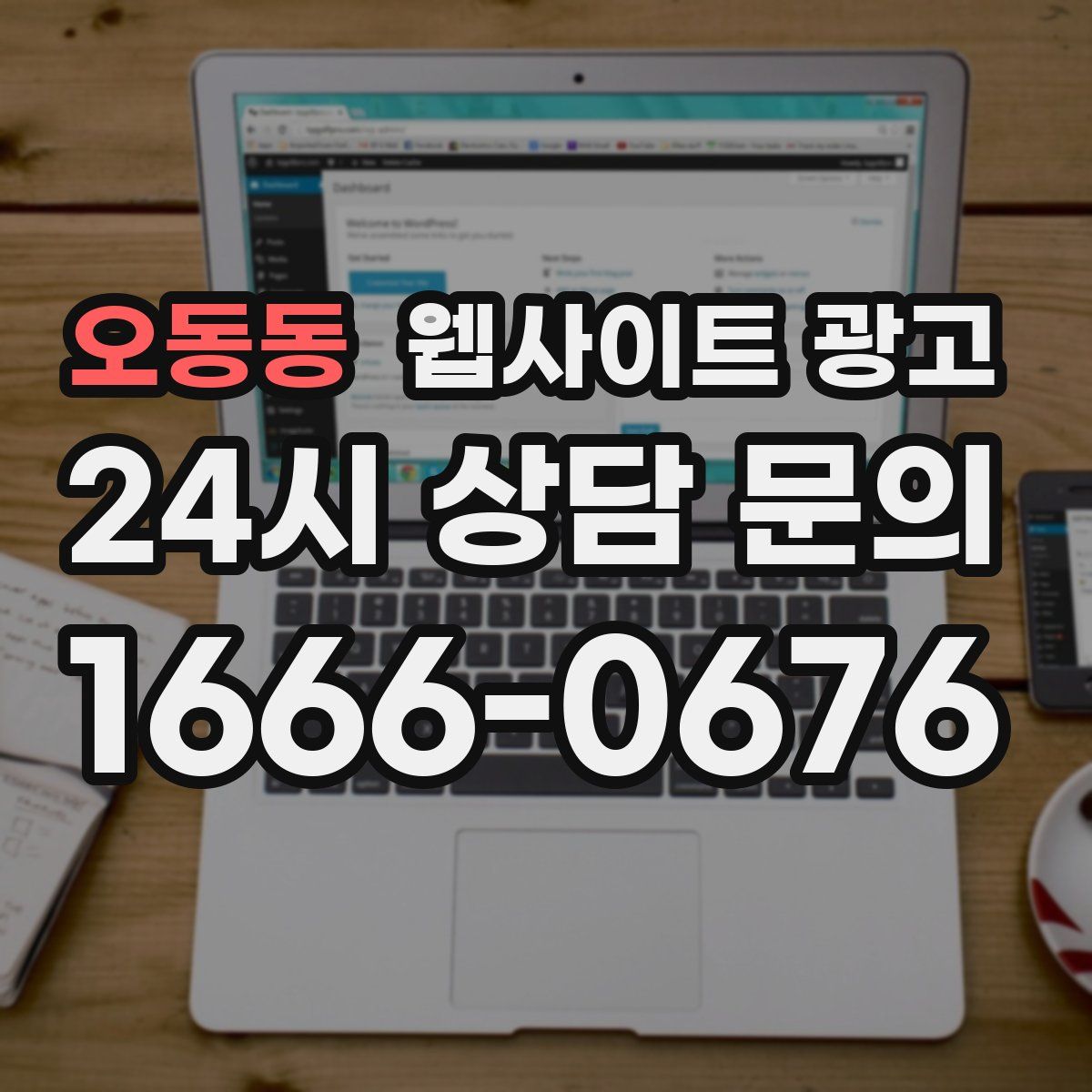 오동동 웹사이트 광고