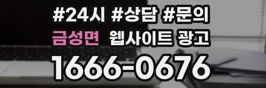 금성면 웹사이트 광고