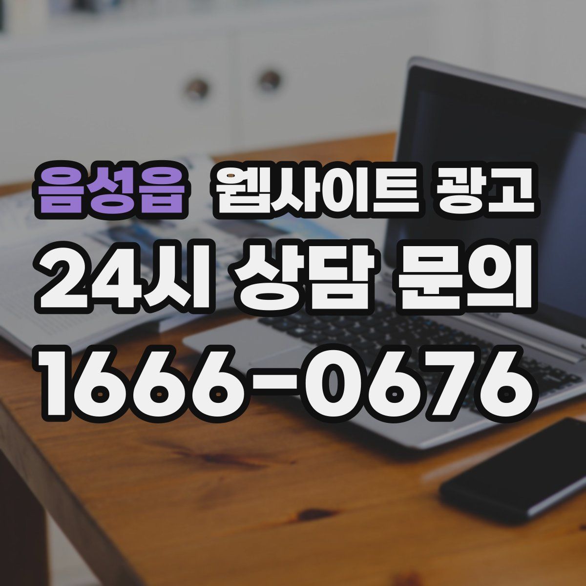 음성읍 웹사이트 광고