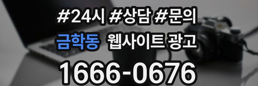 금학동 웹사이트 광고