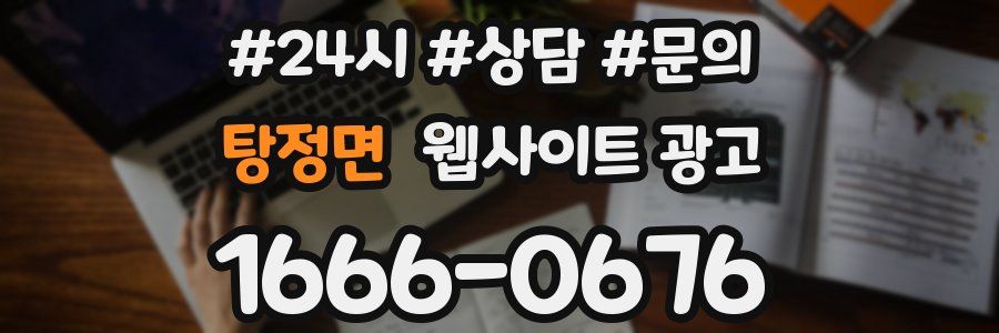 탕정면 웹사이트 광고